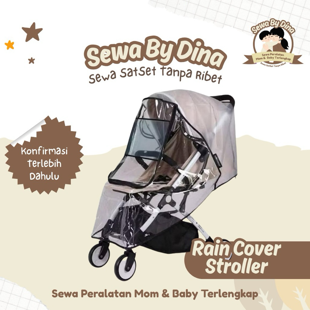 SEWA STROLLER COVER Penutup pelindung stoller bayi