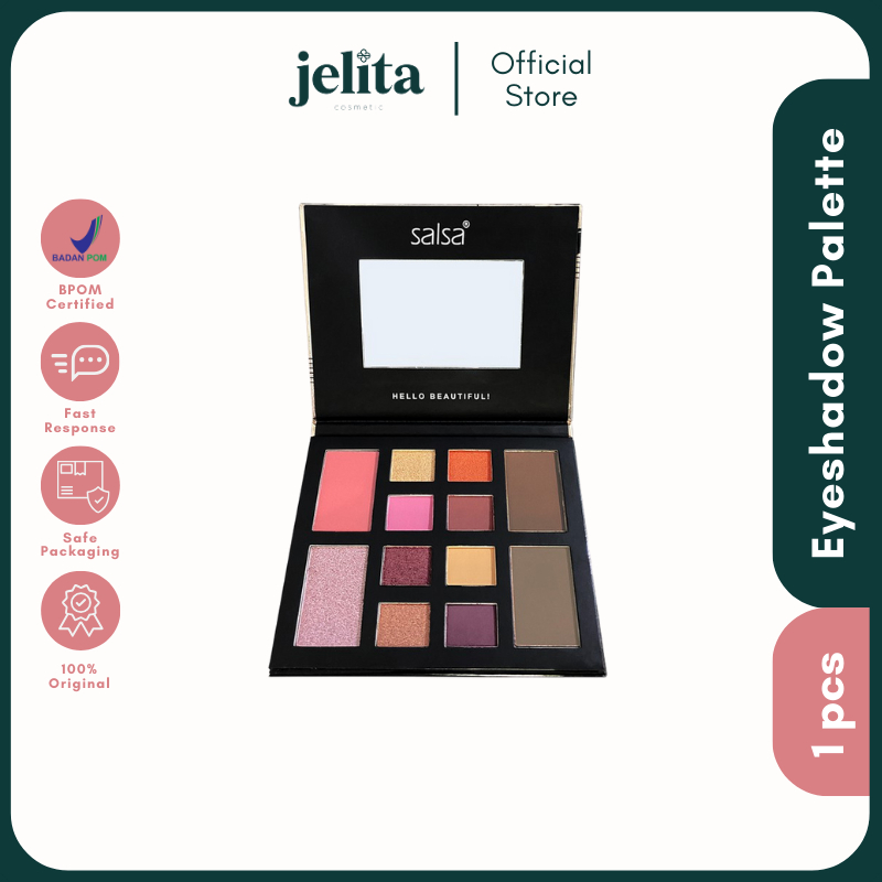 Jelita Cosmetic - Salsa Rhapsody Eyeshadow Palette