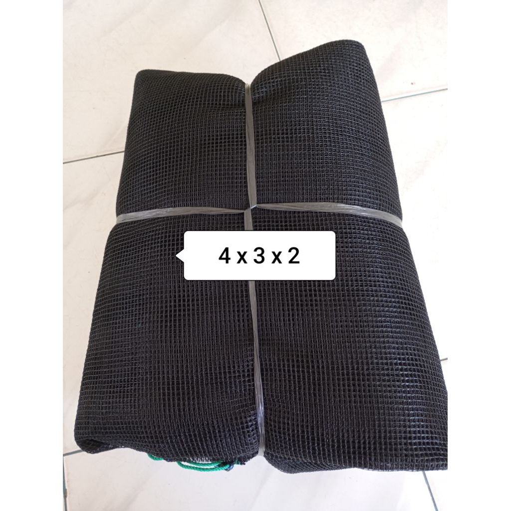 keramba ikan ukuran 4 x 3 x 2