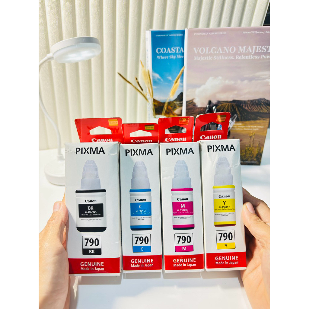 Tinta Canon GI-790 Original Hitam & Warna | Ink Bottle Canon G1000 G2000 G3000 Asli