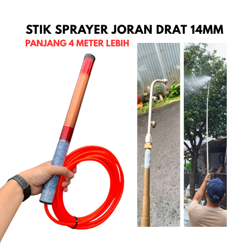 Stik Joran Teleskopik Super untuk Sprayer Elektrik Nozzle Kabut Semprotan Padi dan Hama