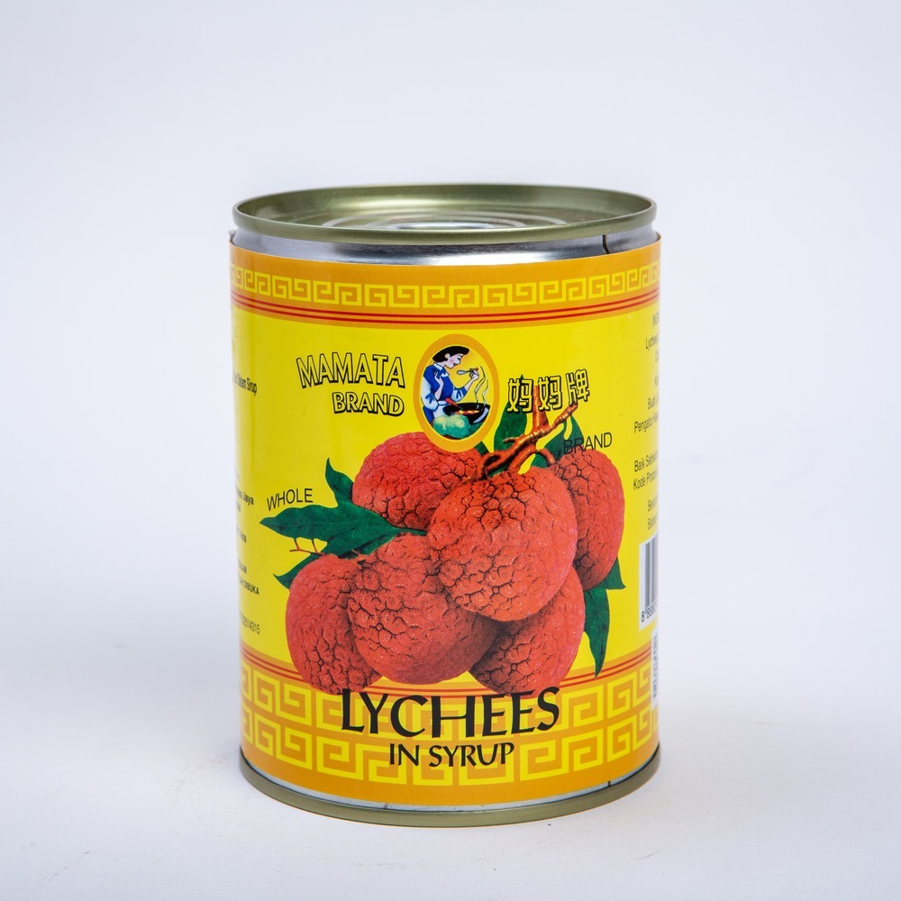 Mamata Brand Lychee in Syrup Kaleng 565gr