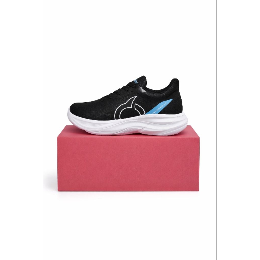 ortuseight sepatu running HG 2.0 HITAM PUTIH | hyperglide 2.0 | soll | sepatu lari outdoor| sepatu r
