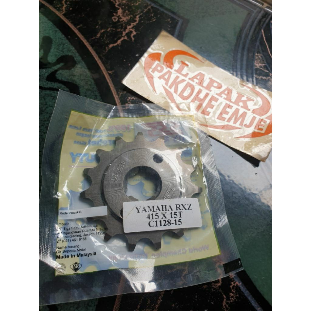 GEAR DEPAN SSS 415 15 RXZ RX KING JUPITER Z JUPITER MX NJMX VIXION NVL VEGA FIZR BYSON XABRE R15 ORI