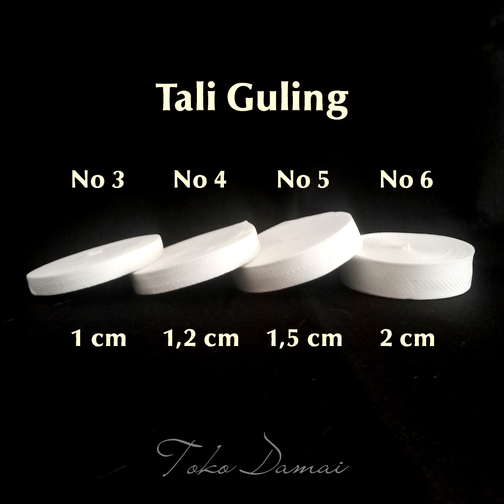Tali Sarung Guling Triangle / Veterban Roll ( -+10 meter per roll )
