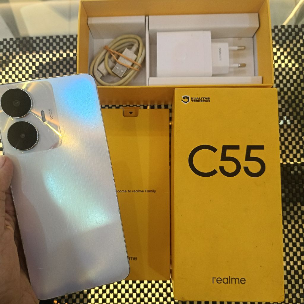 Realme C55 6/128 Mulus 98% Pemakaian (5991 Jingga Senja)