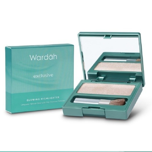 Beautyland Wardah Exclusive Glowing Highlighter Shimmer Makeup Wajah