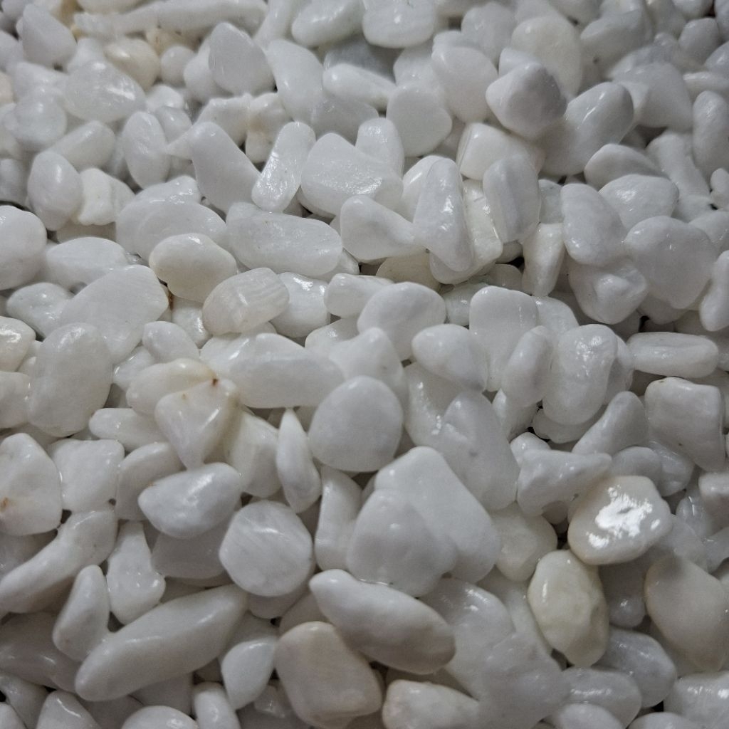 batu salju putih italy batu hias taman