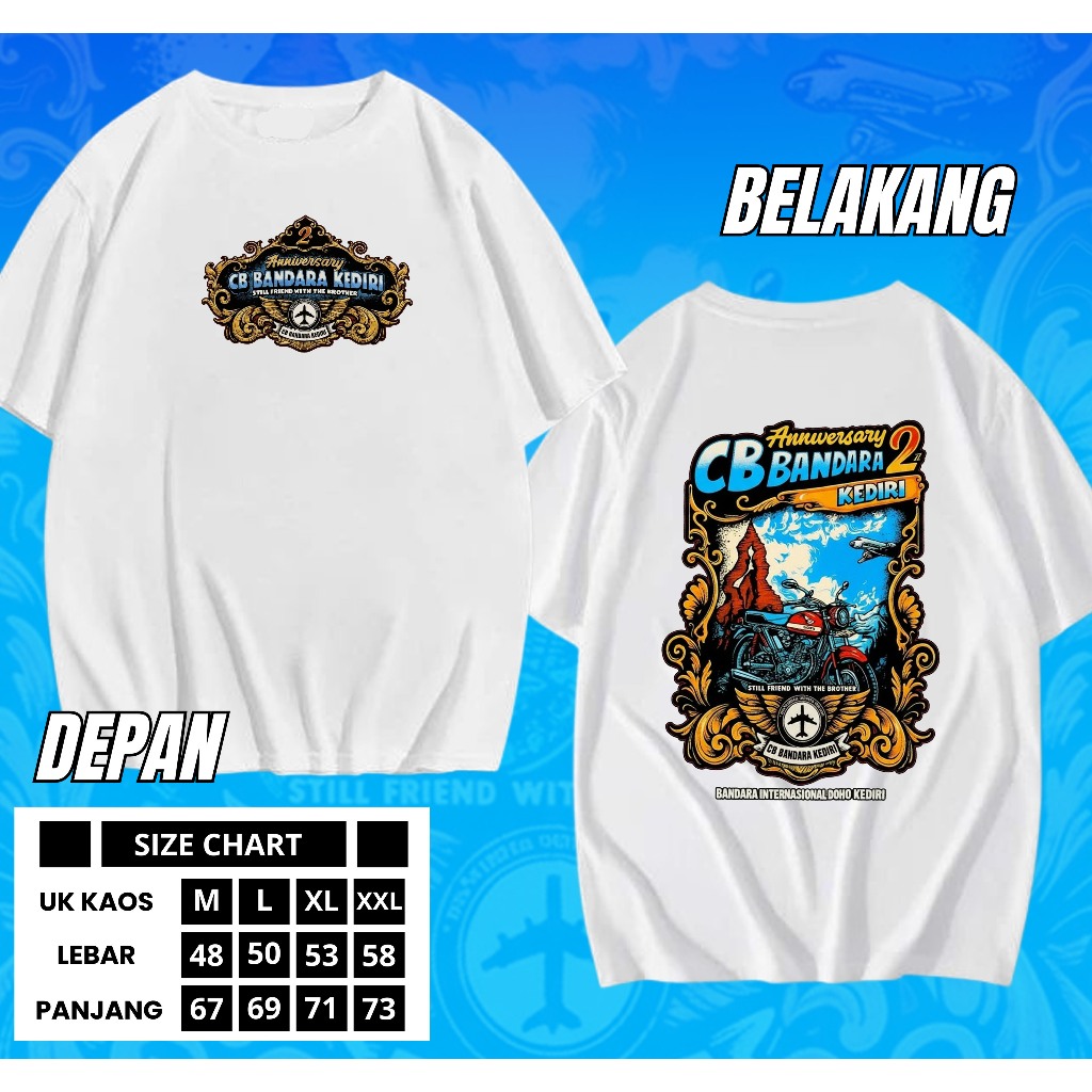 continuecollection - Kaos CB Bandara Kediri Anniversary