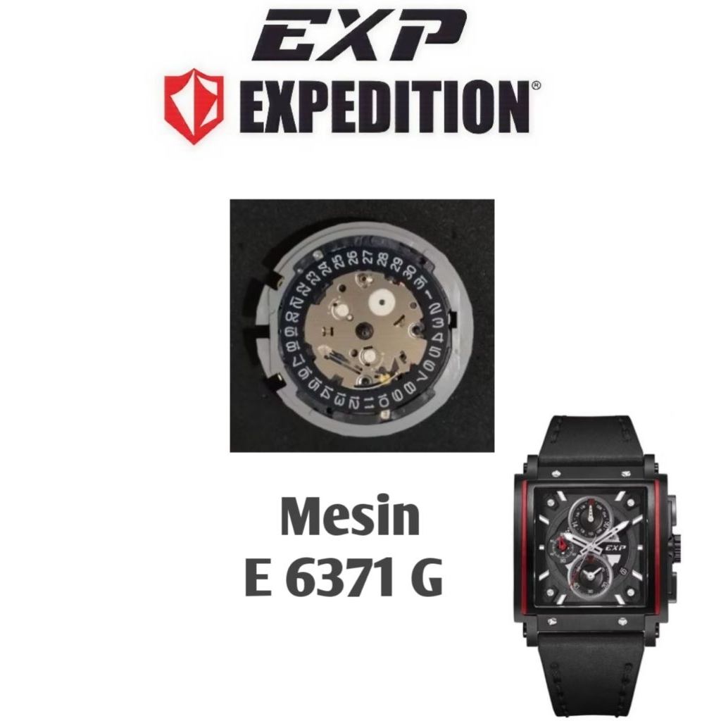 Mesin Original untuk Jam Tangan Expedition Type E 6731 GC, E 6065 M