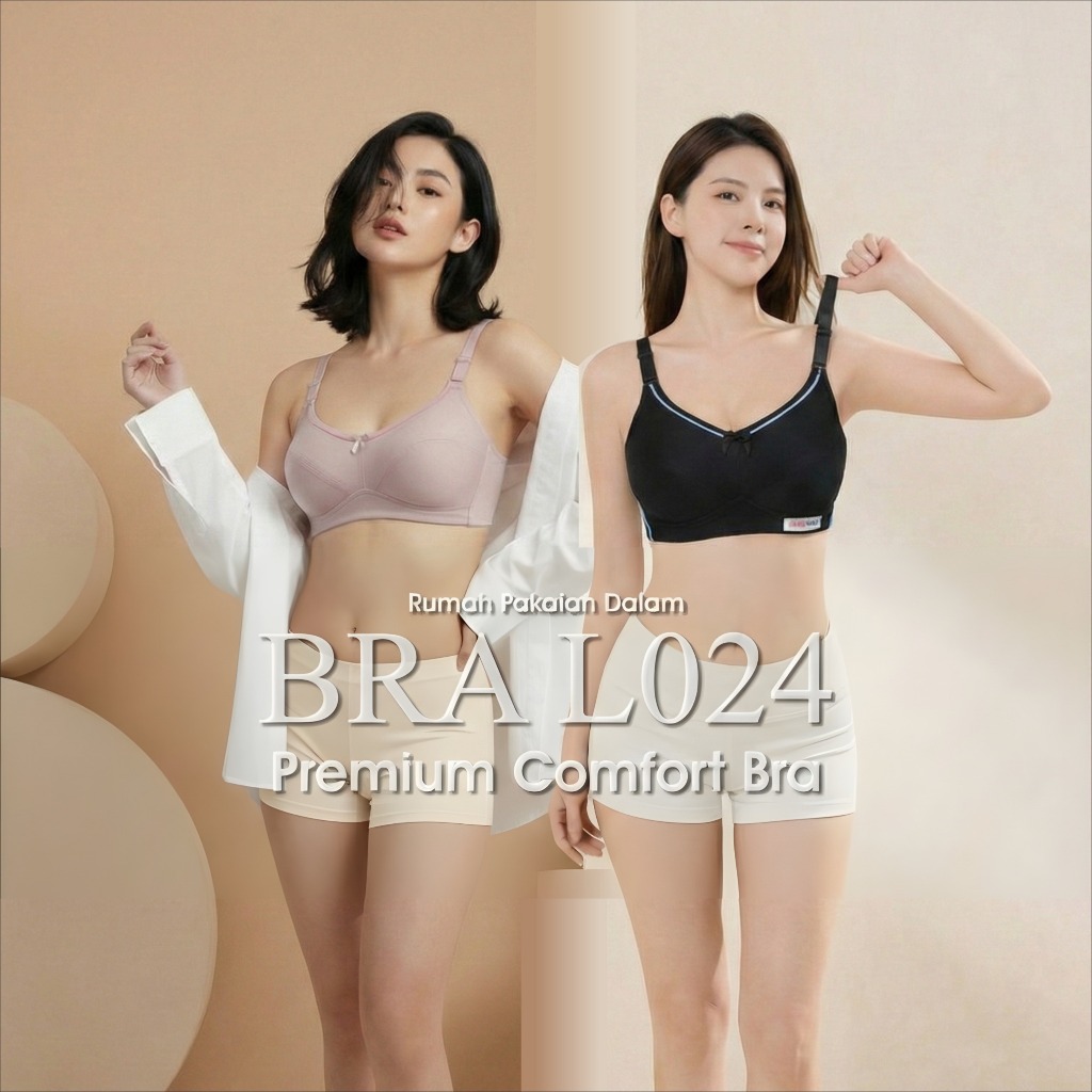 Lidily - Sport Bra Berkualitas Bh L024 Tanpa Busa Dan Tanpa Kawat | BH Sport Lidily Original