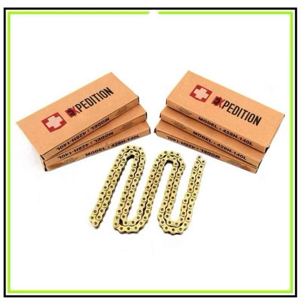 RANTE RANTAI EMAS RANTAI GOLD 428 H 140 L 520 H-130L EXPEDITION RACING EXPEDITION RANTAI GROSS KLX 5