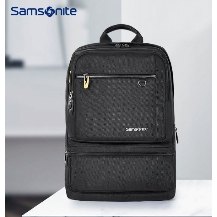 Backpack Samsonite Wharton Travel Laptop Bag for Man Woman
