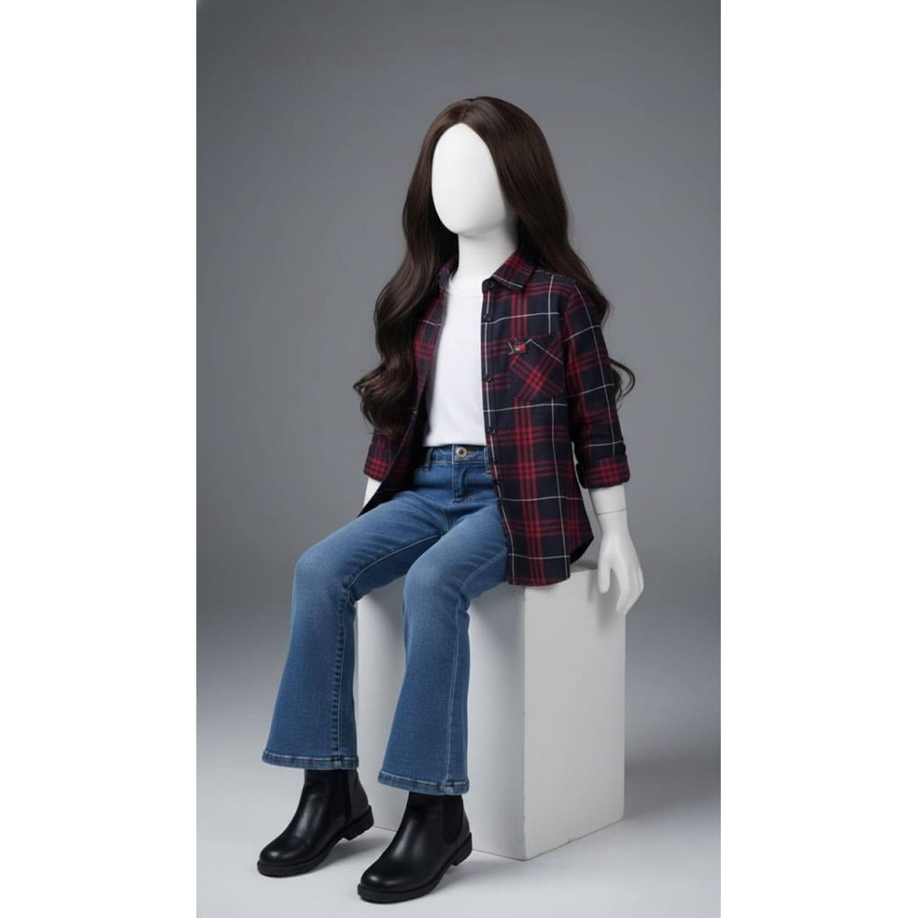 GROSIR KEMEJA FLANEL ANAK