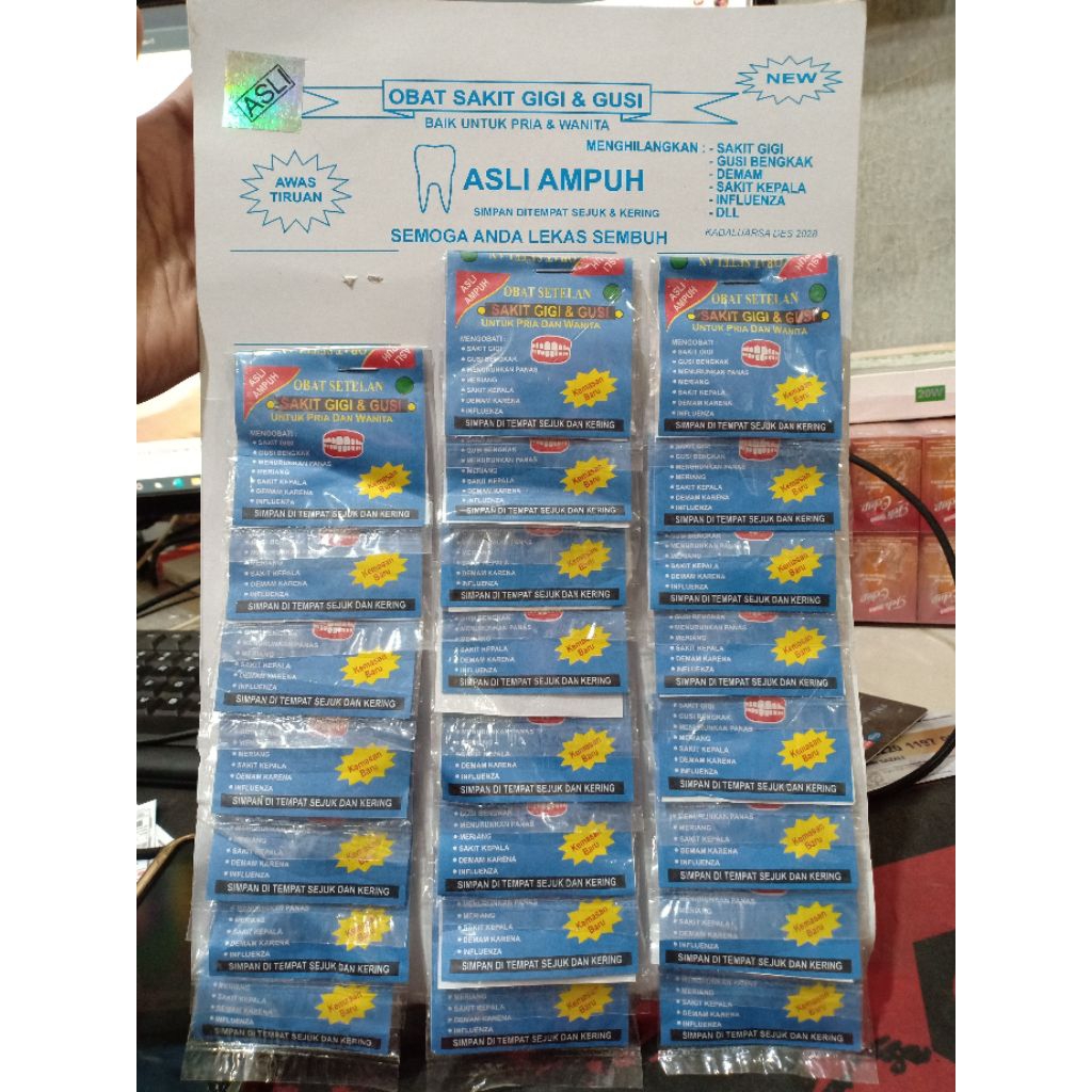 Obat Sakit Gigi dan Gusi Ampuh 100% Asli