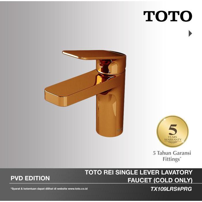 TOTO ROSE GOLD Lavatory Faucet TX109LRS | Kran - Keran - Kran Wastafe