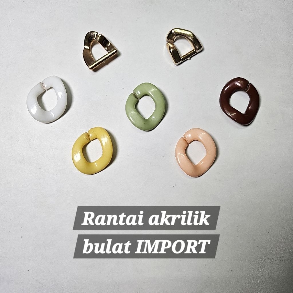 Rantai akrilik plastik grade A import