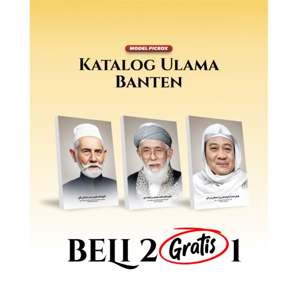Pigura Frame Katalog Ulama Banten - Frame Picbox Photo Habaib Ulama HD