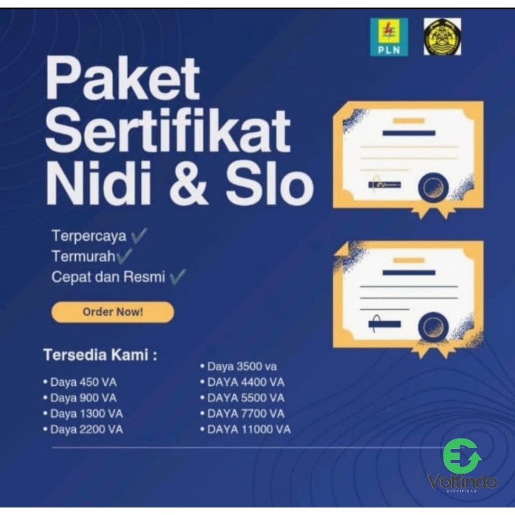 SERTIFIKAT NIDI DAN SLO/nidi dan slo