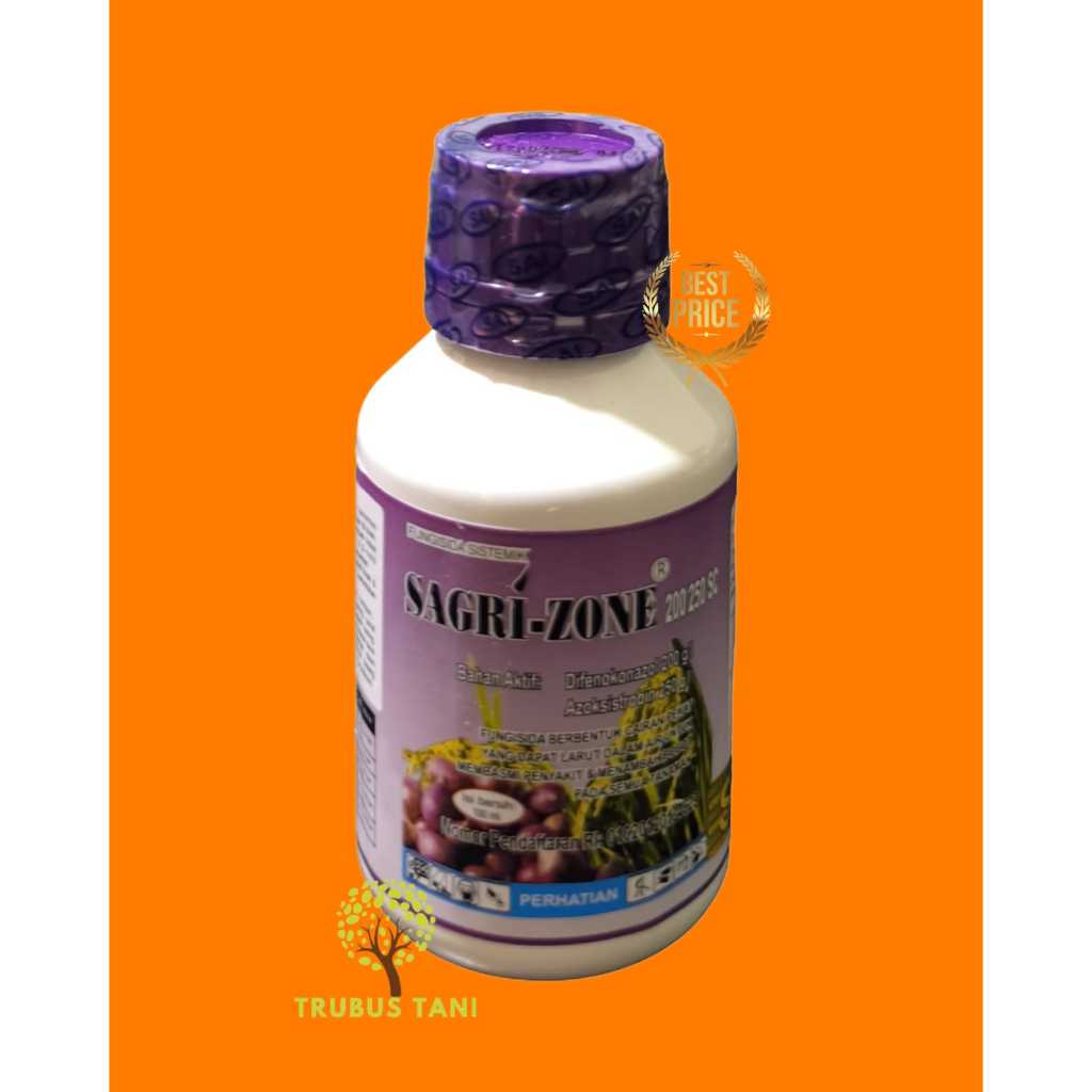 Fungisida SAGRI ZONE 200/250sc 100ml Difekonazole Azoksitrobin Kontrol Jamur Tanaman