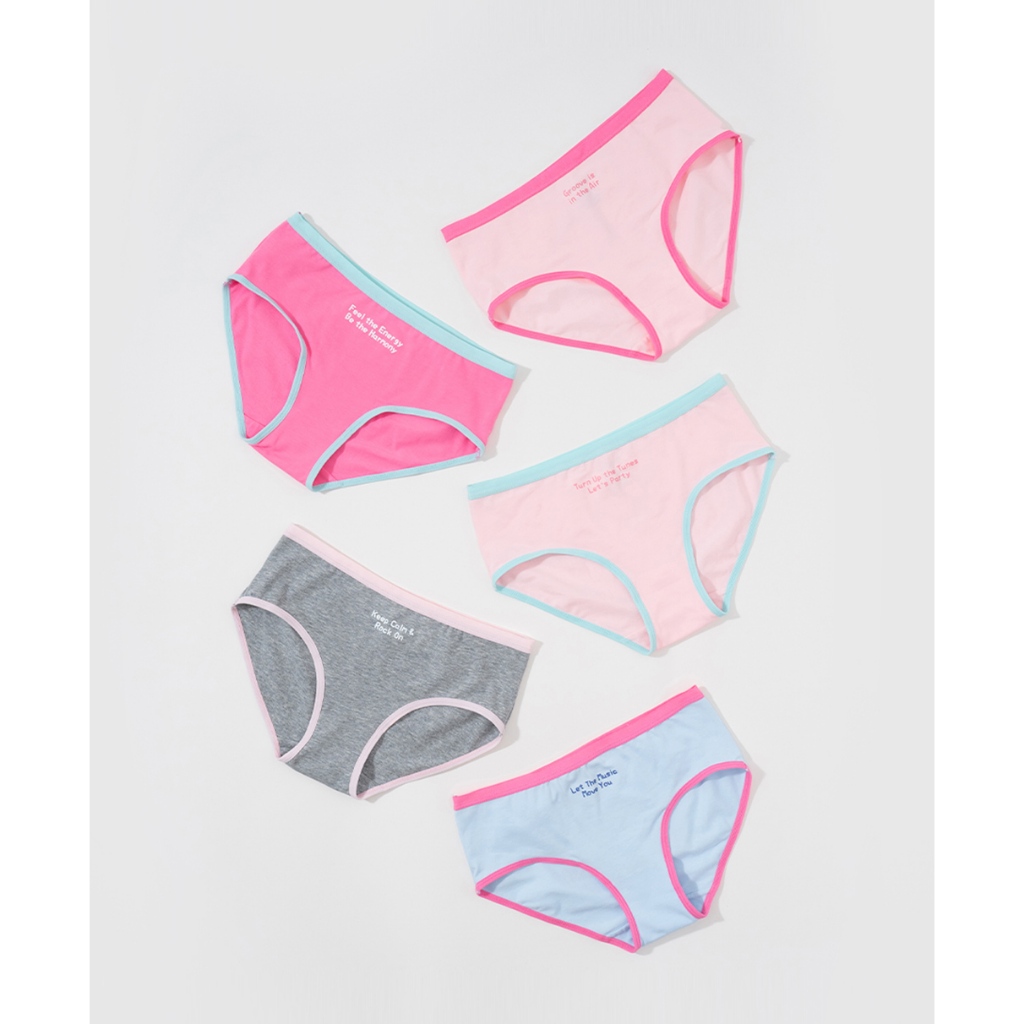 Young Hearts Panty Pack Music Concert Hipster Y20-G01040MIX