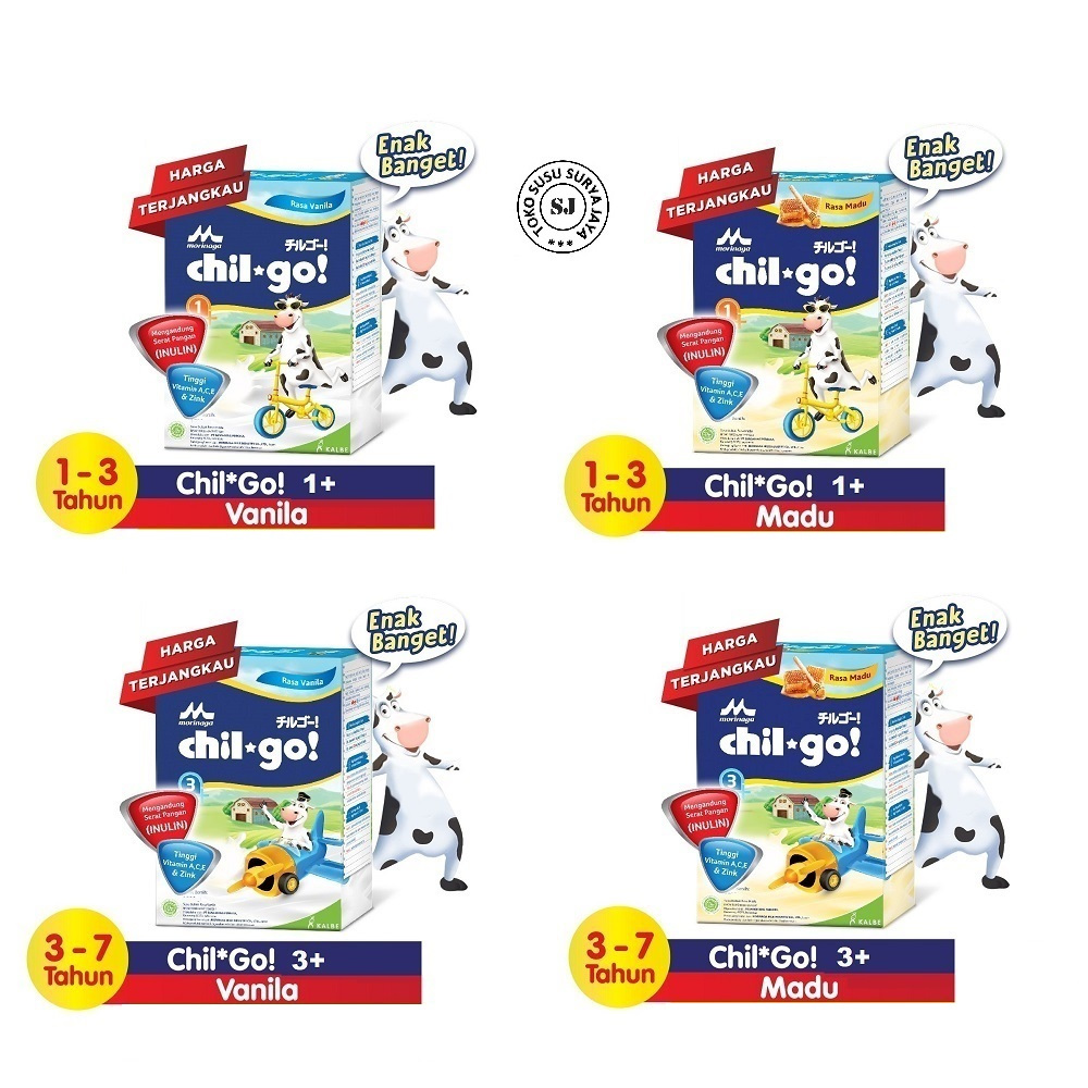 ChilGo Powder 950 gr (Chil-Go 1+/Chil Go 3+) Morinaga Susu Bubuk