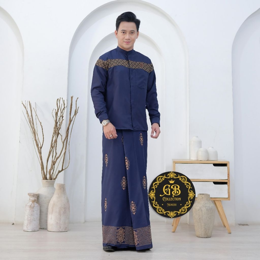 Paket Bundling Hemat Sarung Koko KOBATA / SARKO KOBATA , Set Sarung Dan Baju Koko