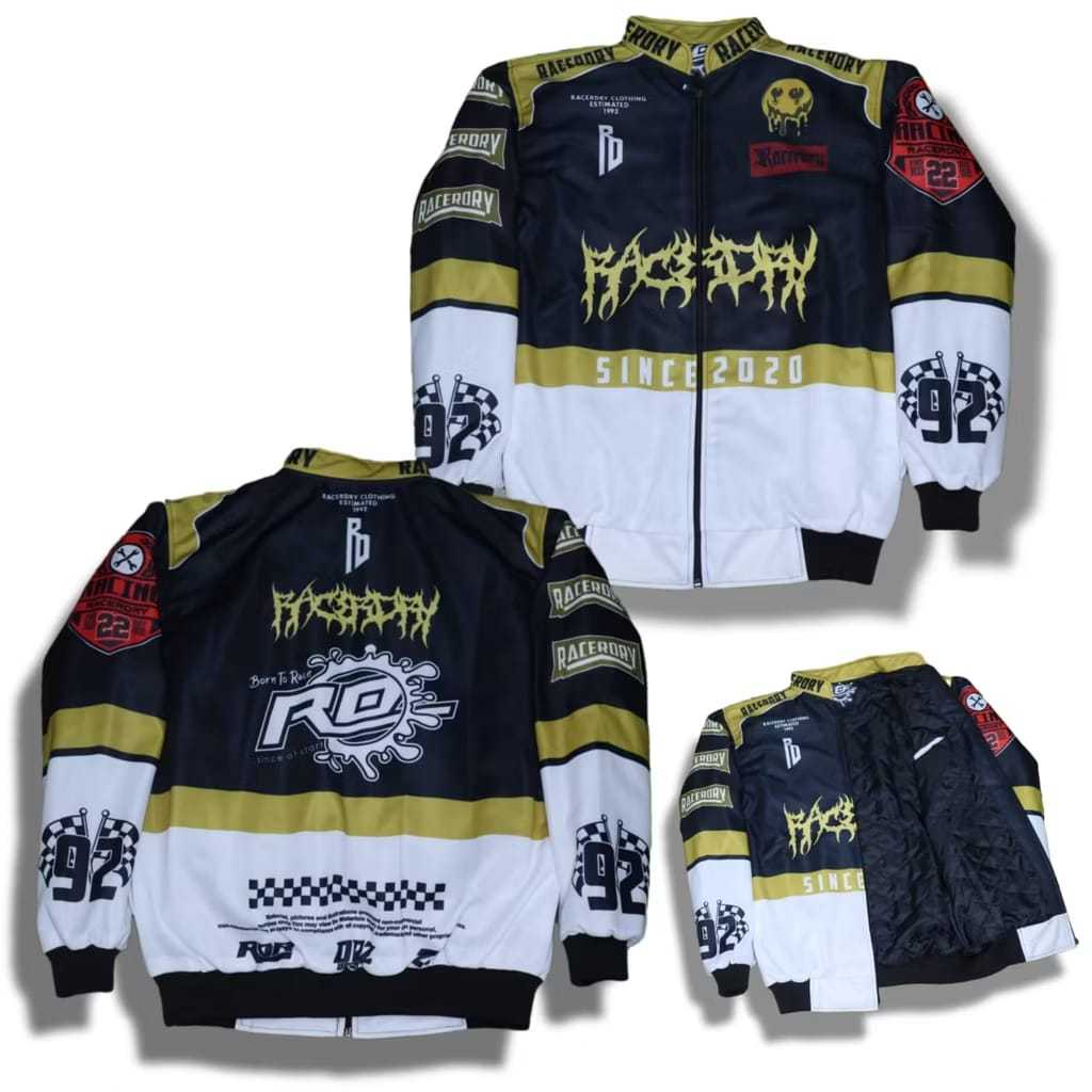 Jaket Nascar Jaket Sunmori Jaket Racing Vintage Jaket Pria Wanita Limited Edition