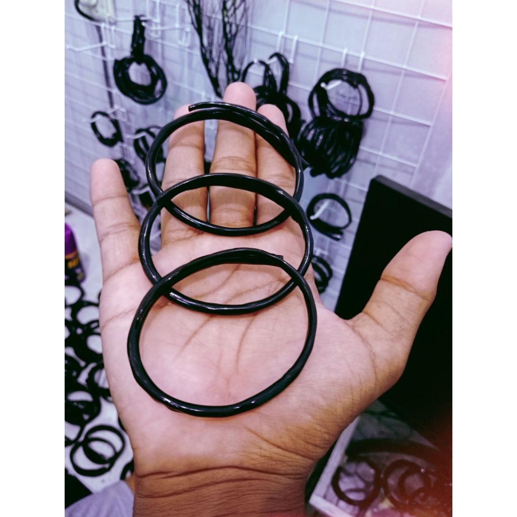 gelang akar bahar hitam asli mini