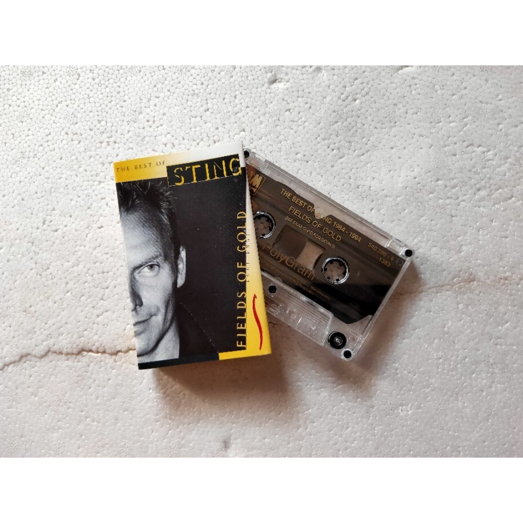 kaset pita pop rock jazz STING fields of gold the best of