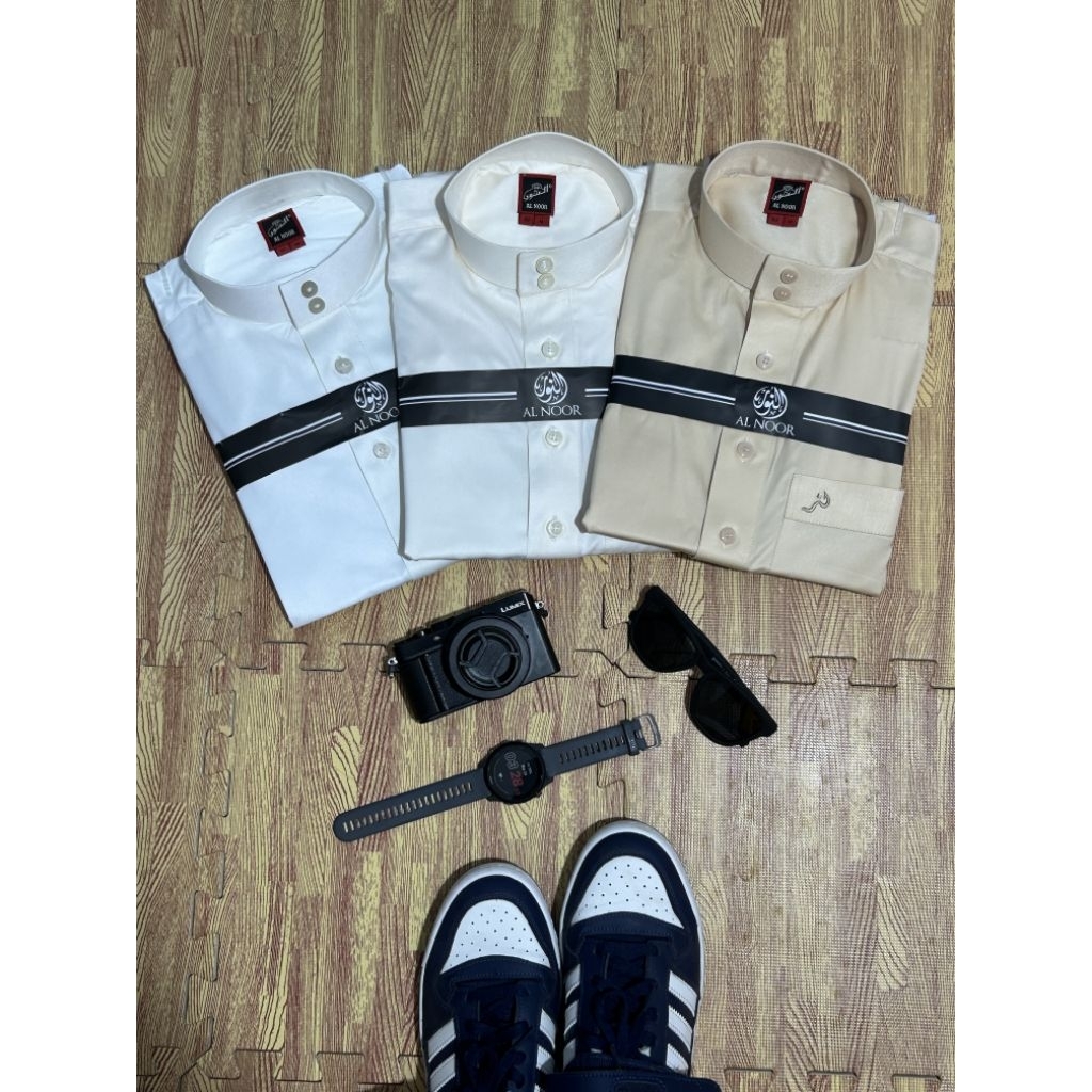 JUBAH POLOS AL NOOR DEWASA - DARK CREAM