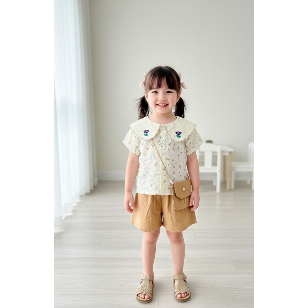 Setelan Pendek Anak Perempuan / baju anak perempuan