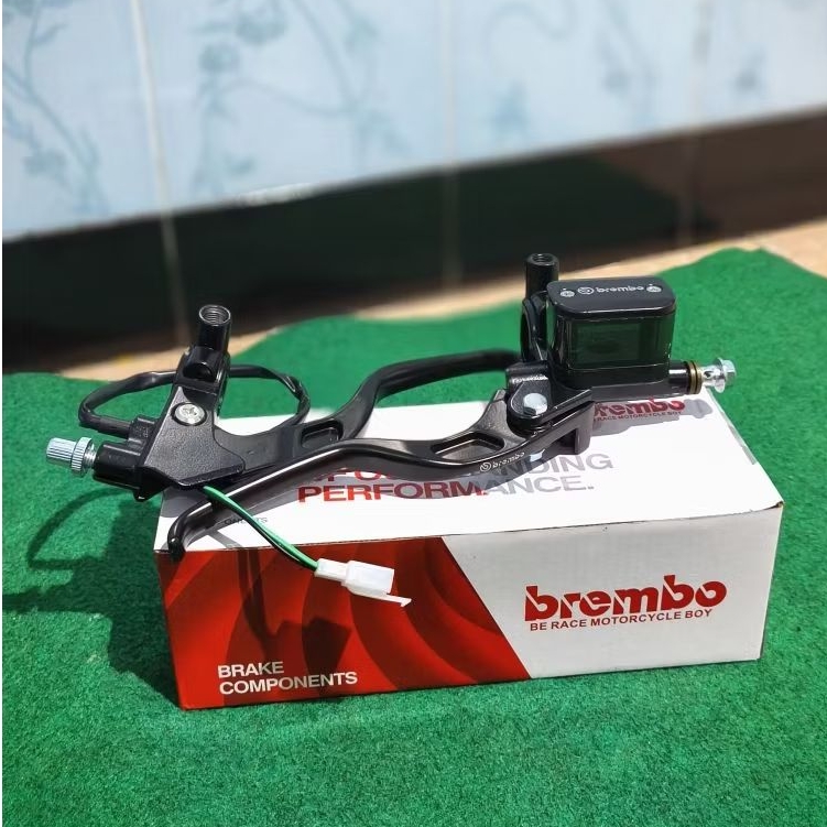Master rem Brembo kotak master rem Brembo oval set kanan kiri Universal