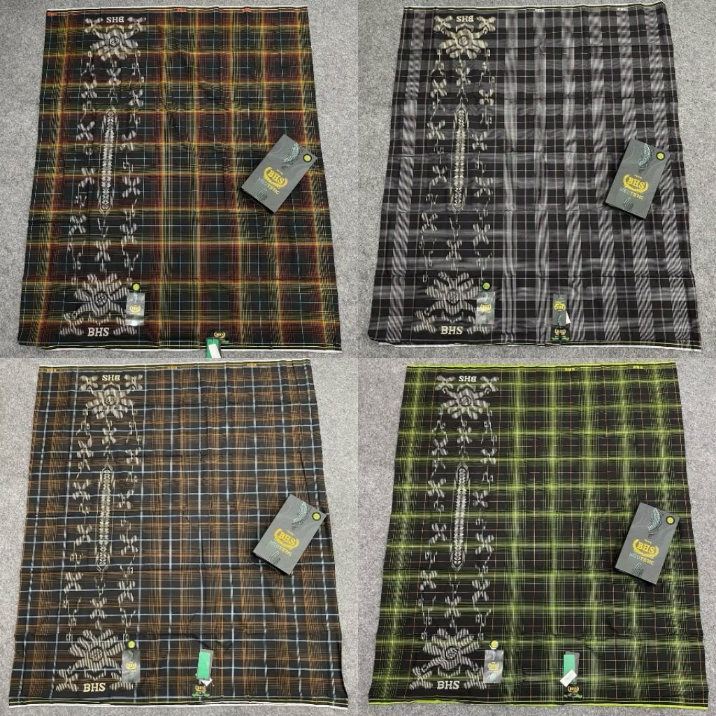 Sarung BHS New Motif Kotak Kembang || Sarung BHS Original || Sarung BHS Terbaru || Sarung BHS Neoter