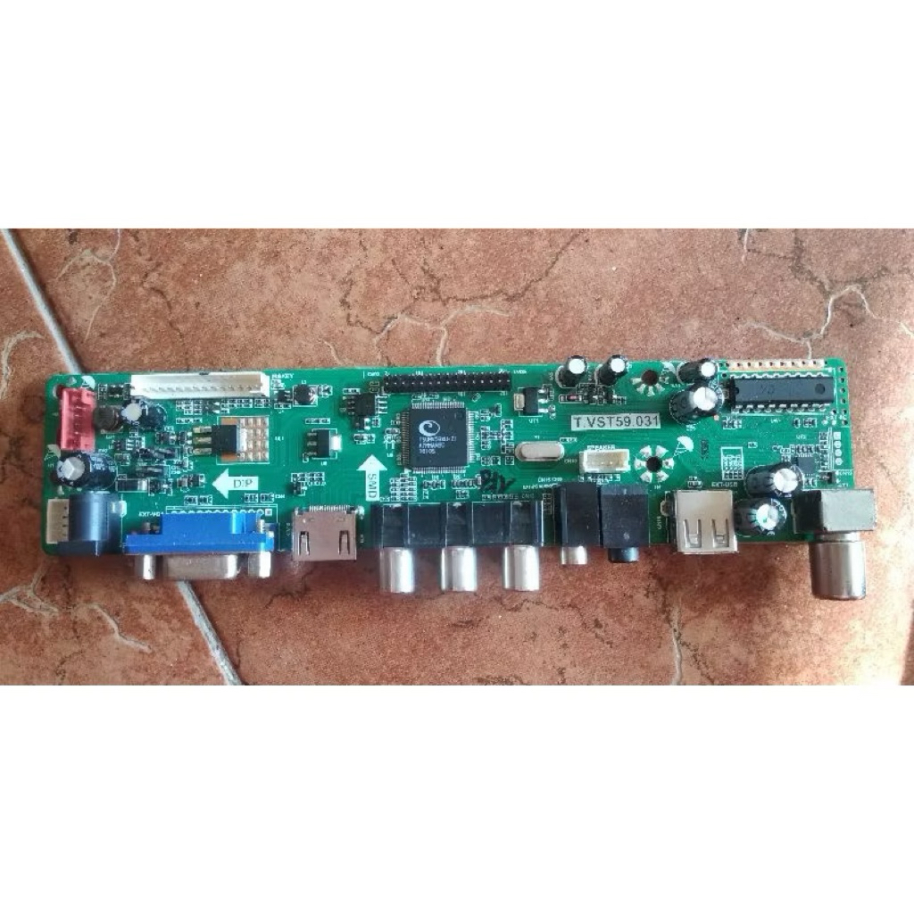 MAINBOARD T.VST59.031 MB MESIN TV LED TVST59031 copotan