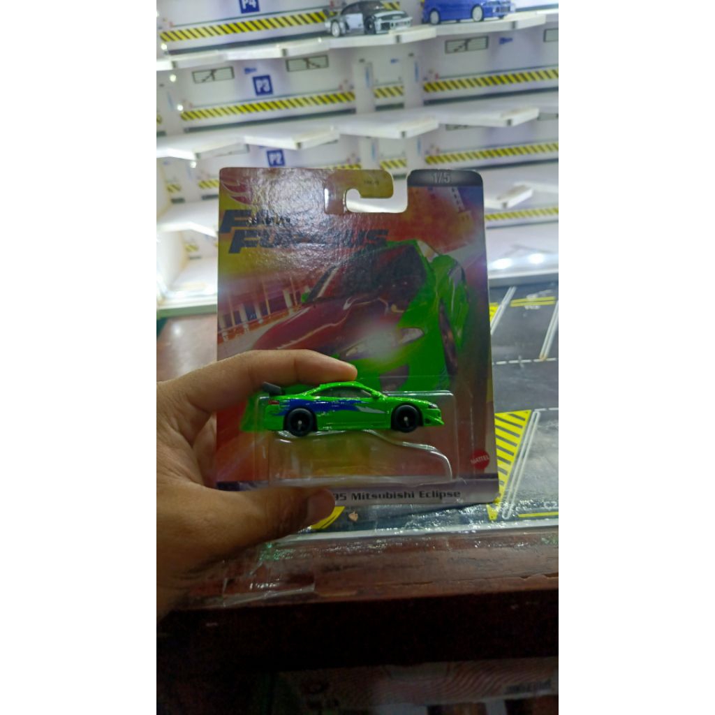 HOTWHEELS PREMIUM LOOSE MISTUBISHI ECLIPSE HIJAU