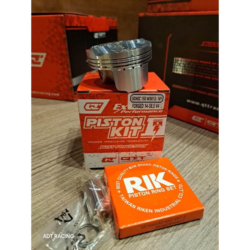 piston forged qtt sonic 150 diameter 58.5mm gtr 150