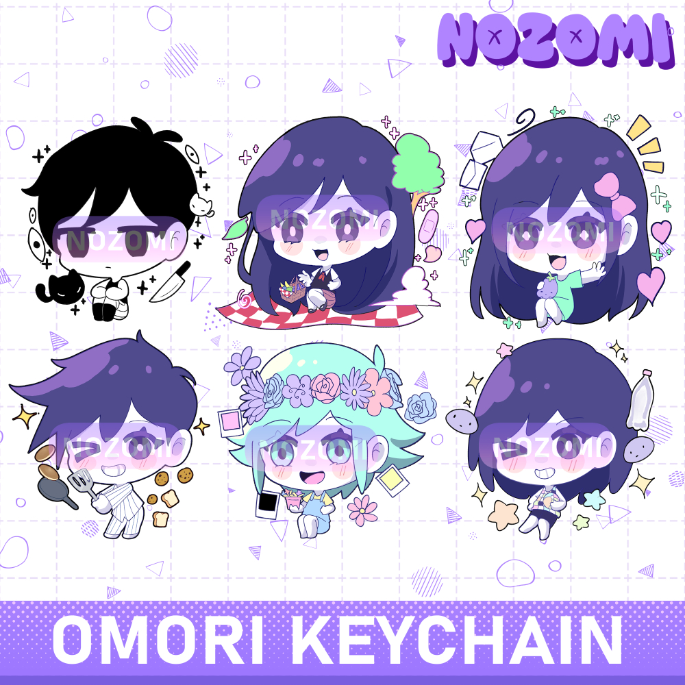 Keychain / Ganci Akrilik / OMORI - OMOCAT