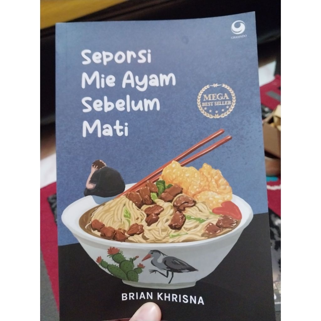 Preloved novel Seporsi Mie Ayam Sebelum Mati – Brian Khrisna. Baca deskripsi