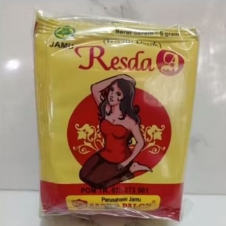 Jamu Resda sabdo palon murah kemasan isi 10 sachet