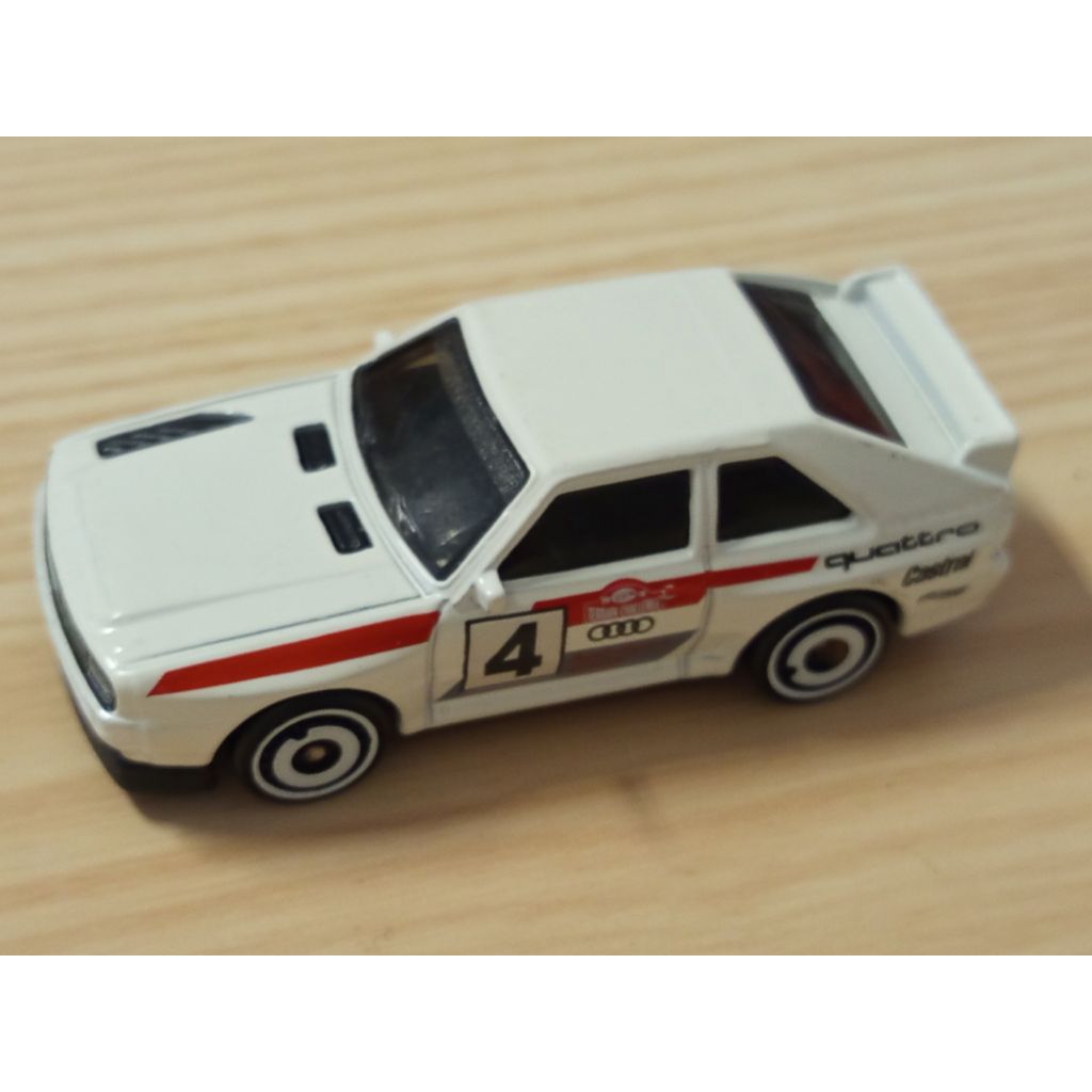Hotwheels Audi Sport Quattro White