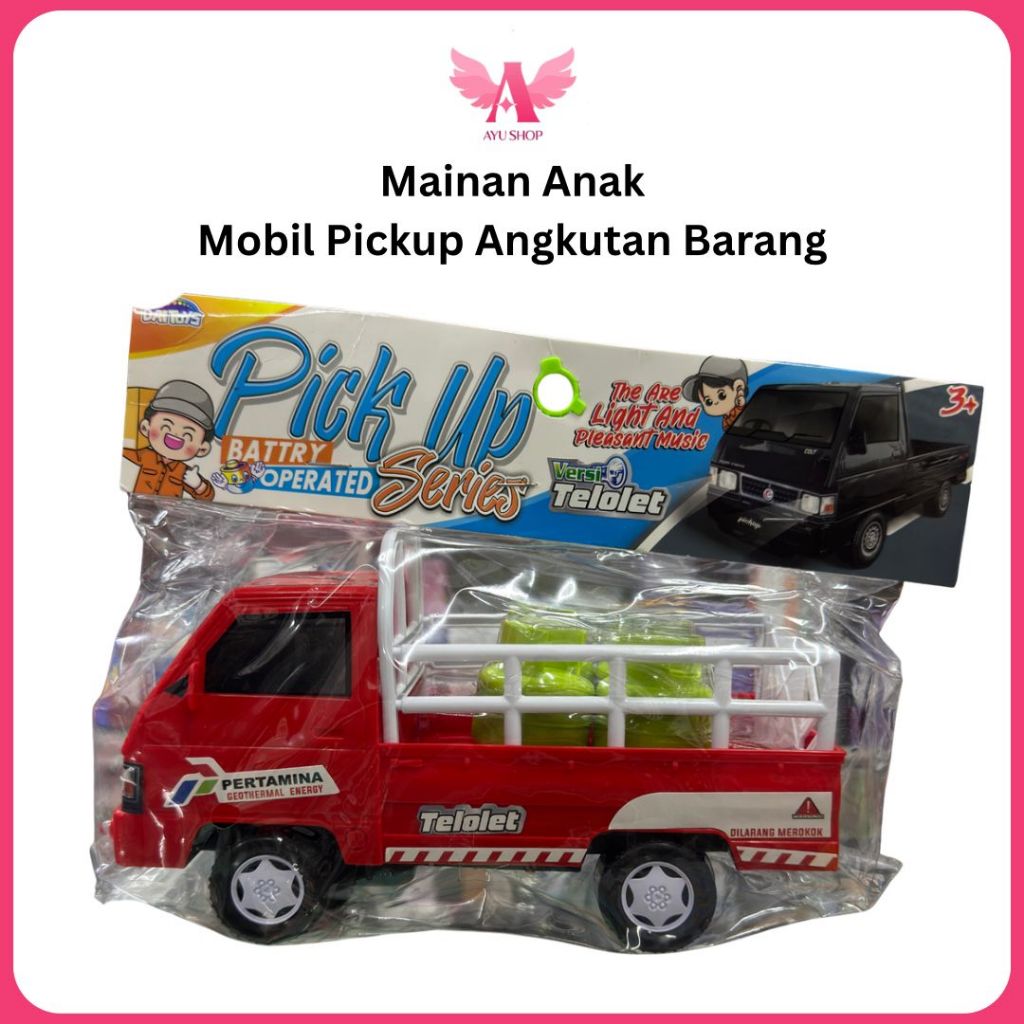 Mainan Anak Mobil Pickup Angkutan Barang | Mobil gas elpiji