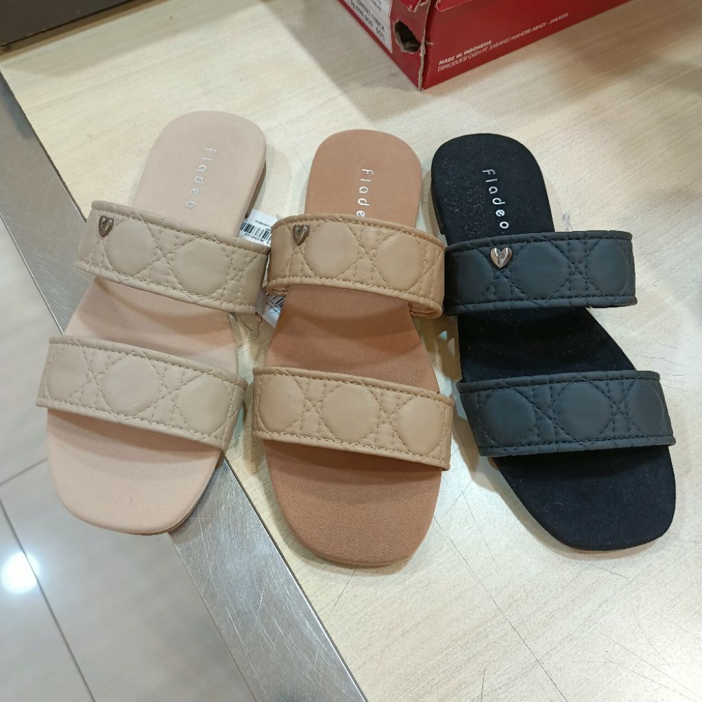 sandal wanita flat FLADEO original