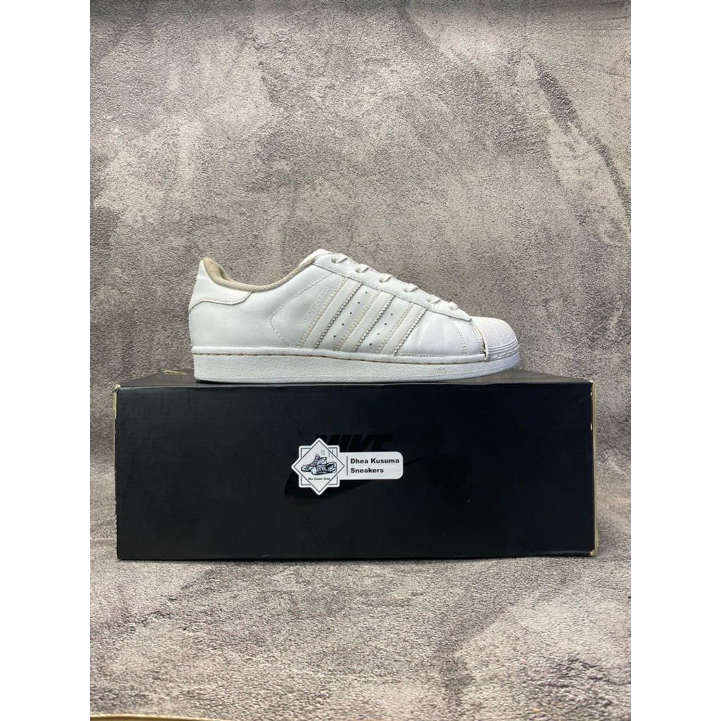 Sepatu Casual Second Adidas Superstar Putih Sneakers Pria Wanita  Size 38  Original Guarantee 100%