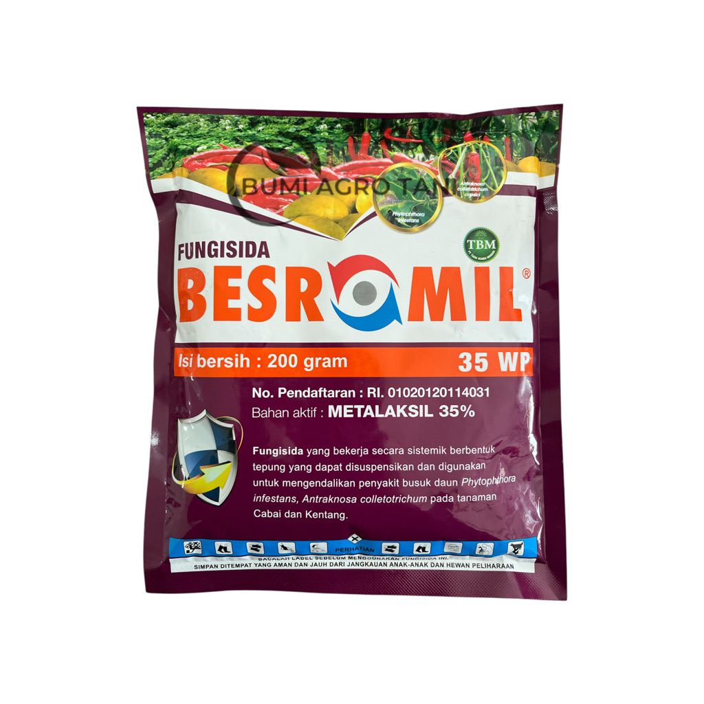 BESROMIL Fungisida Sistemik 200 GR-Metalaksil 35%