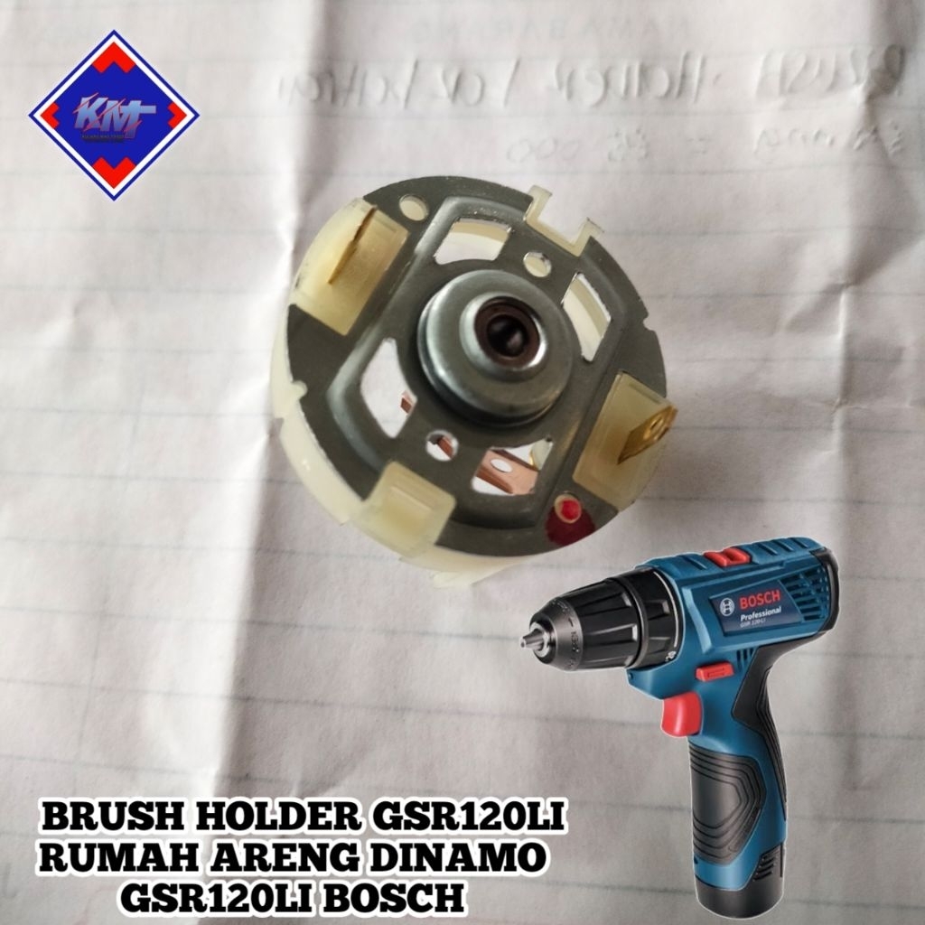 CARBON BRUSH HOLDER SET BOR BATRE BOSCH GSR120LI ARENG MESIN BOR BATRE GSR 120LI