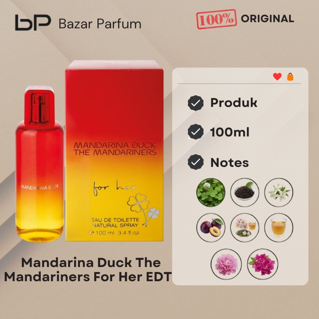 Parfum Wanita Mandarina Duck The Mandariners For Her EDT Original