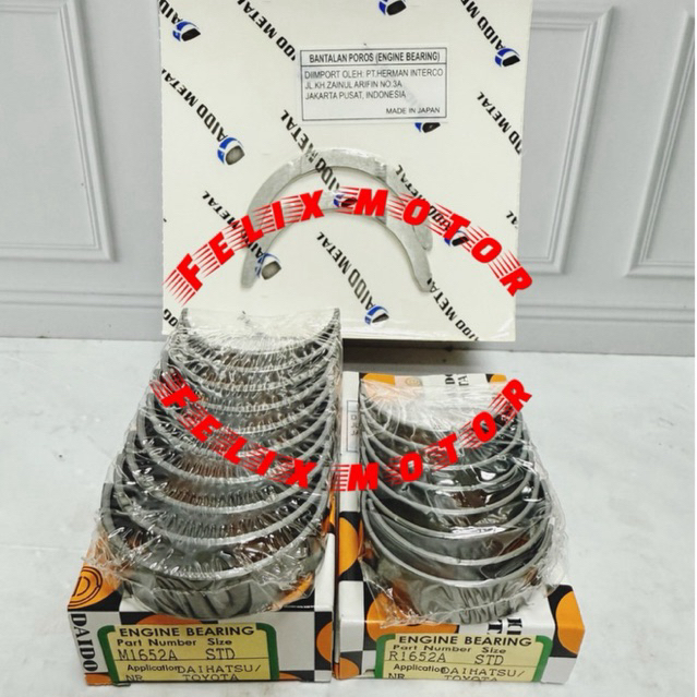 PAKET METAL DUDUK METAL JALAN METAL BULAN SET TOYOTA CALYA SIGRA 1.2 1.200CC NEW VIOS GRAND NEW AVAN