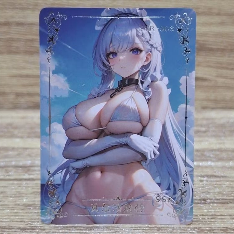 Kartu CCG Goddess Azur Lane Belfast SSR
