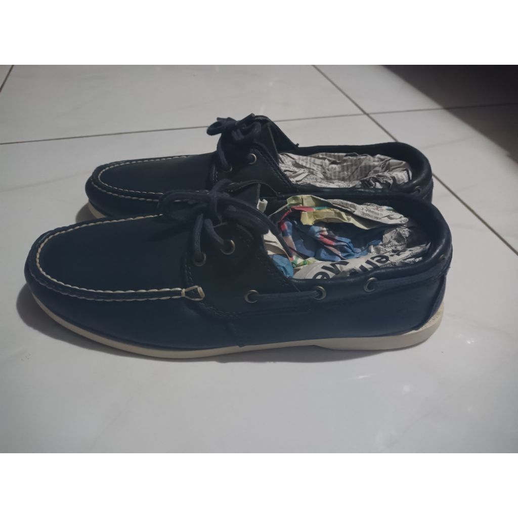 Sepatu Second Timberland Loafers Cedar Bay Autentic Ori Size 44 insol 28.